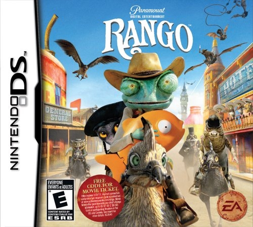 Rango: The Video Game box art for Nintendo DS